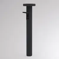 Molto Luce LED-gatelampe CIRC, av/på, stikkontakt i antrasitt, 82 cm, IP65