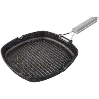 Supreme Steingrill Sammenleggbart Håndtak Stripet 28 Cm