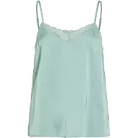 Vila Vienna Blonde Topp Med Stropper
