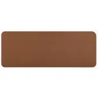 Alterzone PAD desktop bærekraftig vegansk skinnoverflate, cognac brun