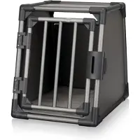 Trixie Transport Box Aluminium Graphite for dogs Size: S 48x56x61cm