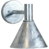 PR Home Utendørs vegglampe Mini-Tripp, sølvfarget, IP44, E27