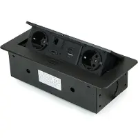 Emuca Atom 26 Multiconetor For Skrivebord Mmm 225x111