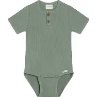Minymo Body k/e - Rib - Modal/Bomull - Lily Pute - - 74 - Kortermet body