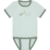Minymo Body k/e - Sprout Green - - 1½ år (86) - Kortermet body