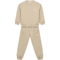 Adidas Originals Joggedress - Crew - Khaki Tre - - 8 år (128) - Joggedress