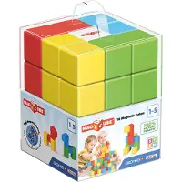 Geomag Magnetsett - Magicube - Fullfarget resirkulert - 16 Deler - - OneSize - Magnetisk leketøy