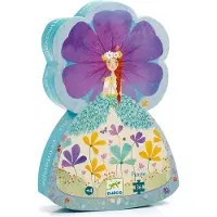 Djeco Puslespill - 36 Brikker - Forår gammel prinsesse - - OneSize - Puslespill