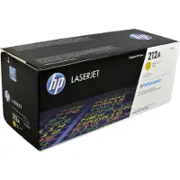 HP 212A - Gul - original - LaserJet - tonerpatron (W2122A) - for Color LaserJet Enterprise M555, MFP M578; LaserJet Enterprise Flow MFP M578