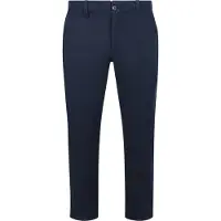 BOSS for man. 50559595 Linen trousers with navy logo detail (34/34), Casual, Classic