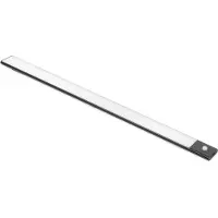 Emuca Oppladbar Led-lampe Med Usb Kaus Sort Med Bevegelsessensor