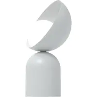 Emibig Bordlampe Boto LN1, grå, stål/glass, høyde 31 cm, G9