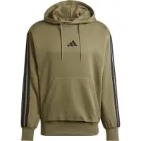 Adidas Essentials 3 Stripes Fleece Hettegenser
