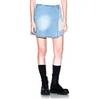 Armani Exchange for woman. XW002265AF21338MB001 Blue lyocell shorts (XS), Casual, Cotton, Denim