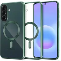 Tech-Protect Samsung Galaxy A37 MagFlex-deksel - MagSafe-kompatibelt - klar / Jungelgrønn