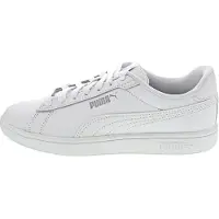Puma Smash 3.0 Sneakers Youth, Shoes, White/Cool Light Gray, 36