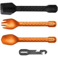 Gerber Compleat Utensil, bestikksett, oransje