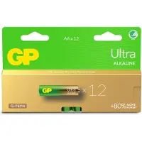GP Ultra Alkaline AA-batteri LR6/15AU 12-pakk