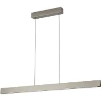 Orion Hengelampe Tara, nikkelfarget, lengde 120 cm, aluminium/stål