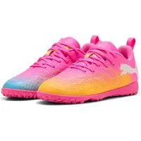 Puma FUTURE 9 PLAY Turf Youth, Shoes, Poison Pink/Sun Stream/Bright Aqua, 37