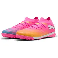 Puma FUTURE 9 MATCH TT Football Boots Unisex, Shoes, Poison Pink/Sun Stream/Bright Aqua, 46