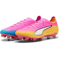 Puma ULTRA 6 PRO FG Football Boots Unisex, Shoes, Poison Pink/White/Sun Stream, 42