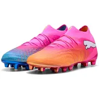 Puma FUTURE 9 ULTIMATE AG Football Boots Unisex, Shoes, Poison Pink/Sun Stream/Bright Aqua, 43