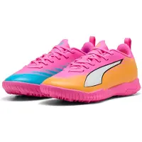 Puma ULTRA 6 PLAY TT Football Boots Youth, Shoes, Poison Pink/White/Sun Stream, 30