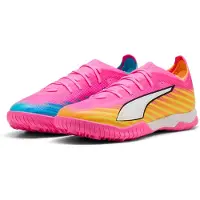 Puma ULTRA 6 MATCH TT Football Boots Unisex, Shoes, Poison Pink/White/Sun Stream, 43