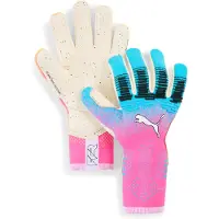 Puma FUTURE Chinese New Year Ultimate NC Goalkeeper Gloves Unisex, Accessories, Ultra Blue/Poison Pink/White, 8.5