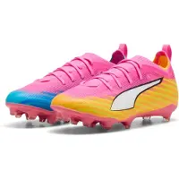 Puma ULTRA 6 PRO FG/AG Football Boots Youth, Shoes, Poison Pink/White/Sun Stream, 32