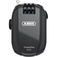 ABUS Combiflex StopOver 65, Vaierlås, Black