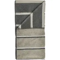 Zone Håndkle - 100% bomull - Badehåndkle 70x140 cm - Denmark Sauna - Stripet Olive