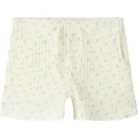Lil´ Atelier Lil' Atelier Shorts - Rib - NmfHulla - Coconut Melk - - 5 år (110) - Shorts