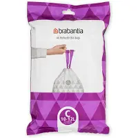 Brabantia Avfallsposer PerfectFit C, 10-12 l Dispenser, 40 p