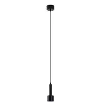 Zambelis LED-hengelampe 22177, svart, Ø 7 cm, metall