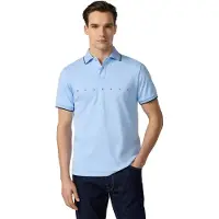 Hackett for man. HM5600188 Essential Men?s Blue Polo Shirt (XL), Casual, Cotton, Short sleeve