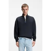 HUGO Neeler 10249110 Blue Halv Glidelås Genser