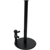 Umbra 1019271-040, Tørkepapirholder for bordplate, Sort, Metall, Polypropylen (PP), 17,8 cm, 1 stykker, 180 mm