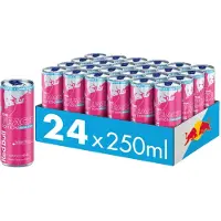 Red Bull 24 x Energidryck, 250 ml, White Peach Sugarfree