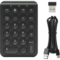 Deltaco Wireless Numbered Keypad Black - Numpad - Svart