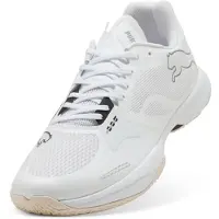 Puma Vantage Turbo 2 Indoor Shoes Unisex, Sport, White/Black/Sugared Almond, 45