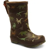 Bisgaard Gummistøvler - Basic Gummi - Brown Dino - - 36 - Gummistøvler