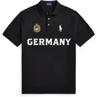 Ralph Lauren for man. 710B20862001 Black Classic Fit Germany Polo (XL), Casual, Cotton, Short sleeve