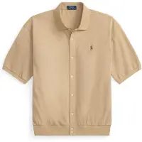 Ralph Lauren for man. 710B18514002 Beige Sport Shirt (S), Casual, Cotton, Short sleeve