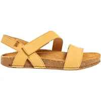 El naturalista unisex. 2579114F5005_024 Leather Sandals N5791 Balance yellow (42), Flat, Velcro, Casual