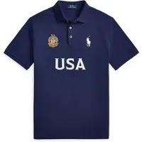 Ralph Lauren for man. 710B20858001 US Polo Classic Fit navy (M), Casual, Cotton, Short sleeve