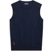 Ralph Lauren for woman. 211972111500 Navy sleeveless jumper (S), Casual, Cotton, Sleeveless / Straps