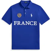 Ralph Lauren for man. 710B20852001 France Classic Fit blue polo (XL), Casual, Cotton, Short sleeve