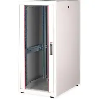 Roline 26.21.0036, Frittstående hylle, 26U, 600 kg, Rack skinner, Justerbare bein, 59 kg